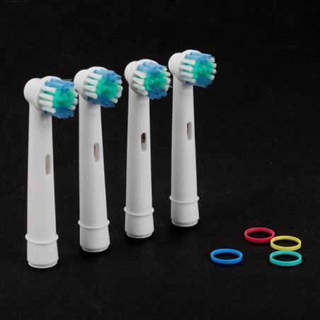 Cabeça de escova de dentes elétrica - para Oral B 3D - 4 peças -
