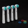Cabeça de escova de dentes elétrica - para Oral B 3D - 4 peças -