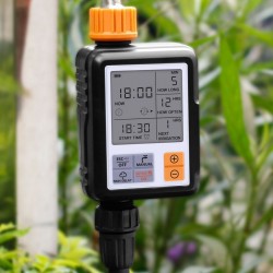 Rega automática de jardim - temporizador eletrônico - controlador - display LCD