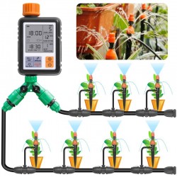 Rega automática de jardim - temporizador eletrônico - controlador - display LCD