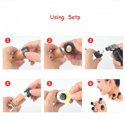 Mini Moxa - bastões - rolos de moxabustão - terapia térmica de acupuntura - 30 peças