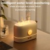 Umidificador de ar ultrassônico - difusor de óleos essenciais - chama LED colorida
