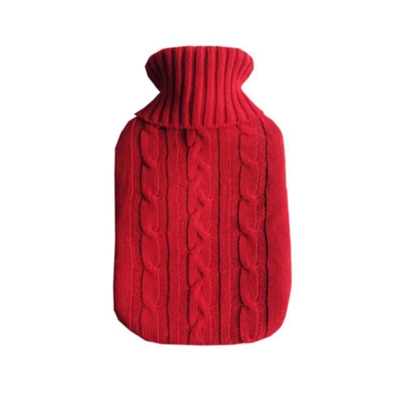Flanela de malha macia - capa para bolsa de água quente - 2000ml
