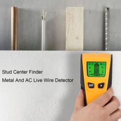 Localizador eletrônico de centro de pino 3 em 1 - detector de fio vivo de metal / CA