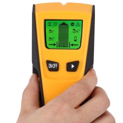 Localizador eletrônico de centro de pino 3 em 1 - detector de fio vivo de metal / CA
