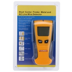Localizador eletrônico de centro de pino 3 em 1 - detector de fio vivo de metal / CA