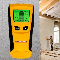 Localizador eletrônico de centro de pino 3 em 1 - detector de fio vivo de metal / CA