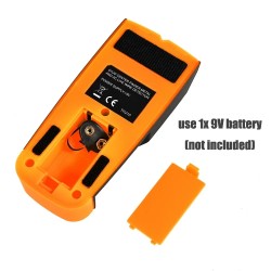 Localizador eletrônico de centro de pino 3 em 1 - detector de fio vivo de metal / CA