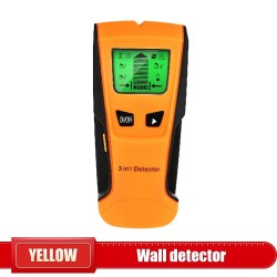 Localizador eletrônico de centro de pino 3 em 1 - detector de fio vivo de metal / CA
