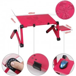 Multifunction tablet / laptop stand - table - with mouse pad - adjustable - foldableHolders