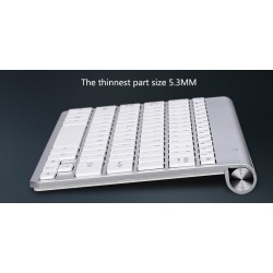 Teclado sem fio com mouse / receptor USB 2.4G