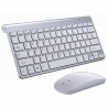 Teclado sem fio com mouse / receptor USB 2.4G