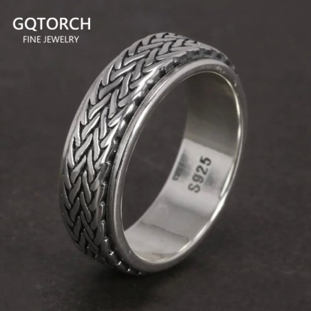 925 Sterling silver - rotatable ring - spinner designRings