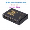 3 Portas - Divisor HDMI - Ultra HD - DVD HDTV Xbox PS3 PS4 PS5 - 4K