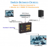 3 Portas - Divisor HDMI - Ultra HD - DVD HDTV Xbox PS3 PS4 PS5 - 4K