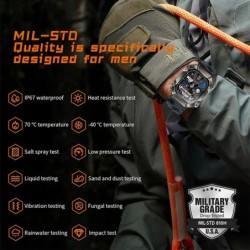 KR80 Smartwatch - Android/IOS - fitness tracker - heart monitor - IP67 - activity trackerSmart-Wear