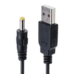 Cabo de carregamento USB Sony PSP 1000/2000/3000 - 5V - 120cm