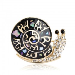 Broche de caracol elegante