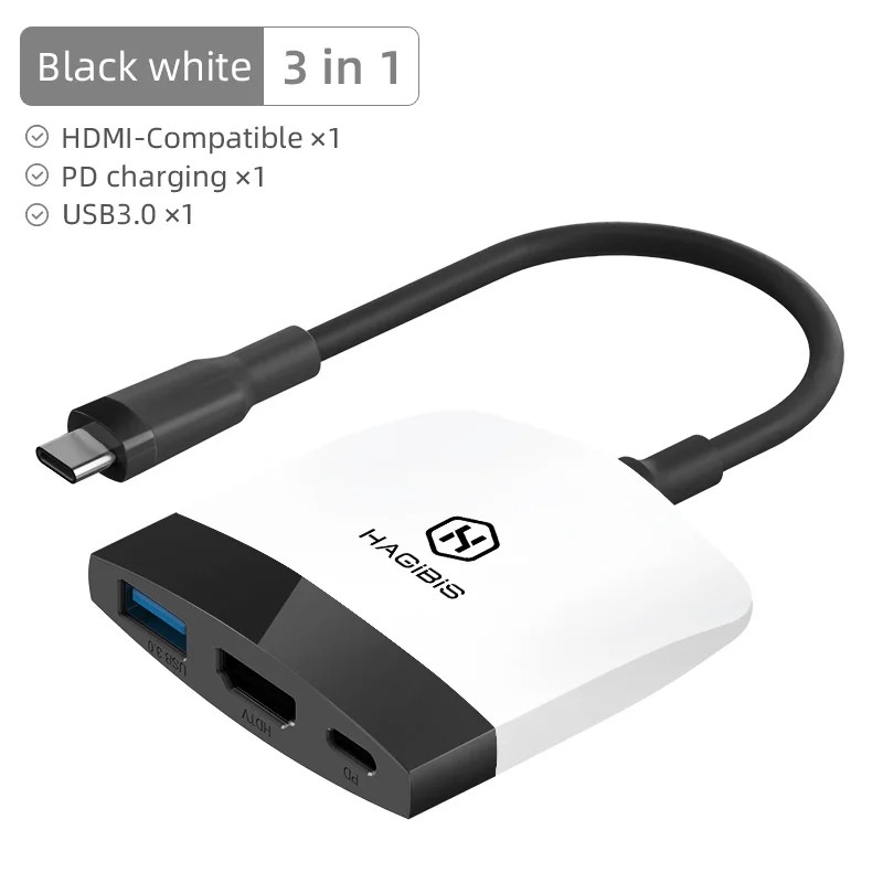 Conector HDMI TV para Nintendo Switch - docking station - USB C - 4K