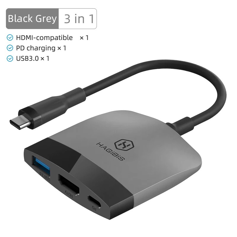 Conector HDMI TV para Nintendo Switch - docking station - USB C - 4K