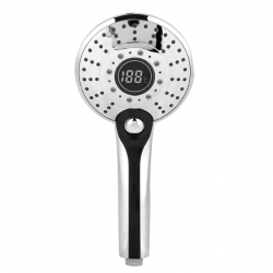 Chuveiro digital com led de 3 cores - controlador de temperatura