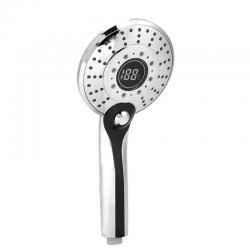 Chuveiro digital com led de 3 cores - controlador de temperatura