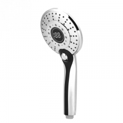 Chuveiro digital com led de 3 cores - controlador de temperatura