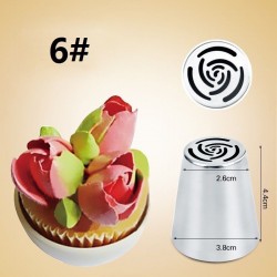 Bicos para cobertura de saco de confeitar - decoração de bolo 7 peças