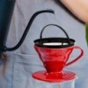 Filtro de café reutilizável - malha de náilon - lavável - para 8-12
