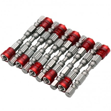 65mm PH2 magnetic bits hex shank screwdriver bits - 10 piecesBits & drills
