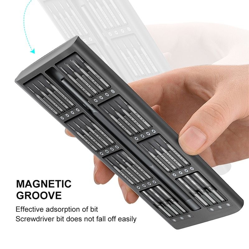 Precision screwdriver set - magnetic - 63 in 1 - repair toolsScrewdrivers Precision screwdriver set - magnetic - 63 in 1 - repair toolsScrewdrivers