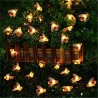 Luzes LED com abelhas - jardim - movido a energia solar - luzes de Natal