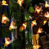 Luzes LED com abelhas - jardim - movido a energia solar - luzes de Natal