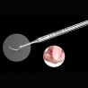 Manicure e pedicure - dupla face - gancho para limpeza de unhas