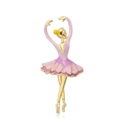 Ballet dancer - enamel broochBrooches