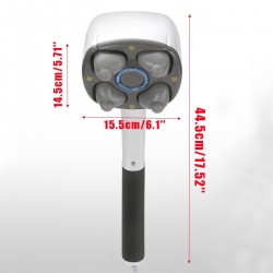 Máquina de massagem de quatro cabeças - corpo inteiro - pescoço - músculos das costas - tecidos profundos