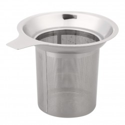 Infusor de chá - coador reutilizável - malha de aço inoxidável
