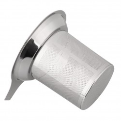 Infusor de chá - coador reutilizável - malha de aço inoxidável