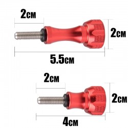 GoPro - Aluminum thumb screw - set 3 piecesAccessories