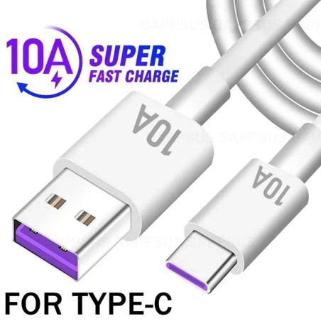 120W 10A - USB para Tipo C - carregamento super rápido - cabo de dados - para Samsung Xiaomi Huawei