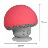 Mini caixa de som Bluetooth - sem fio - com ventosa - formato cogumelo