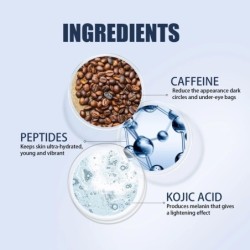 Creme removedor de bolsas nos olhos para homens - anti olheiras e inchaço - hidratante