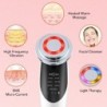 Dispositivo de lifting facial 7 em 1 - microcorrente EMS para pele - rejuvenescimento - facial LED - firmeza do pescoço