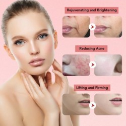 Dispositivo de lifting facial 7 em 1 - microcorrente EMS para pele - rejuvenescimento - facial LED - firmeza do pescoço