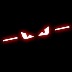 Adesivo de freio de luz traseira - olhos irritados - fibra de carbono - adesivo de proteção - para Chery Logo Tiggo 7