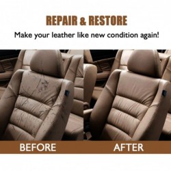 Gel de reparação de couro / creme de enchimento - para assentos de carro - sofás - sapatos