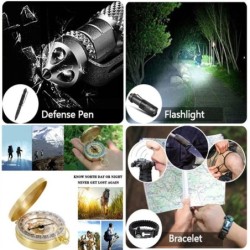 Kit de primeiros socorros de sobrevivência 38 em 1 - conjunto militar completo - kit de emergência para equipamentos ao ar livre