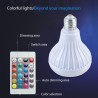 E27 - LED - RGB - Caixa de som Bluetooth - Lâmpada musical com controle remoto