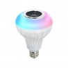 E27 - LED - RGB - Caixa de som Bluetooth - Lâmpada musical com controle remoto