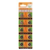 AG10 189 LR54 155V SR54 389 189 LR1130 pilha tipo moeda alcalina 10 unidades